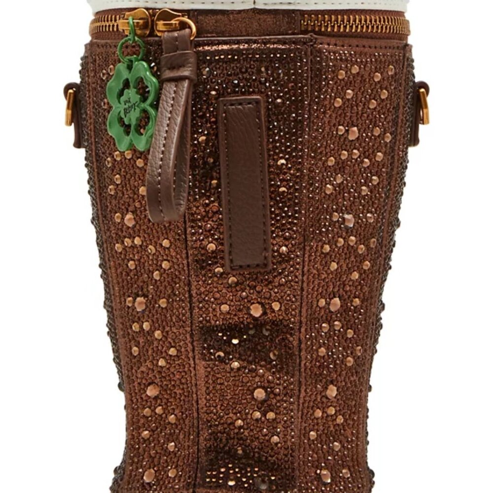 Betsey Johnson Kitsch Saucy Stout Small Crossbody Bag St. Patty's Day NWT - Picture 3 of 11